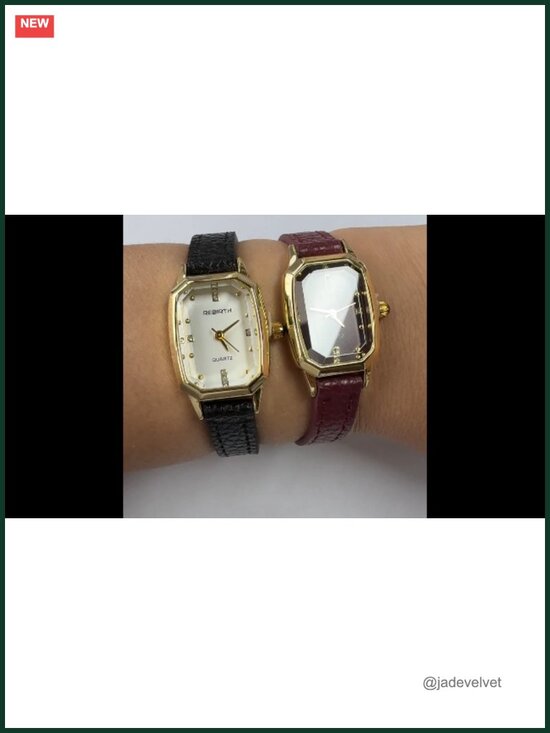 Women\'s Rectangular Quartz Watch Dress Wristwatch with Stainless Steel Bracelet